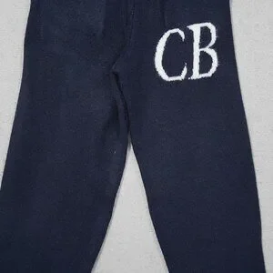 Cole Buxton Blue Wool Track Pants